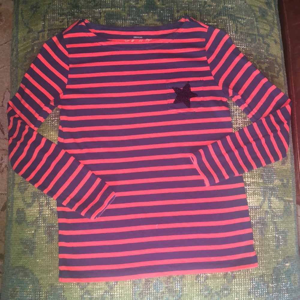 JCrew crewcuts Long Sleeve Top size 14 girl